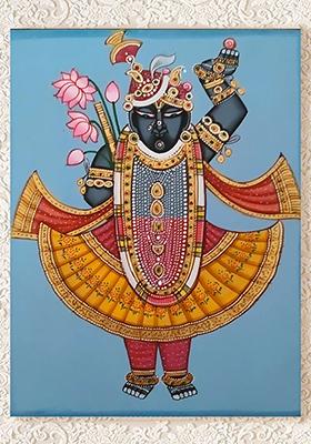 Shrinathji in Royal Attire A Masterpiece Pichwai Painting