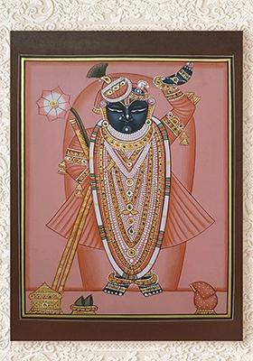 Elegant Shrinathji Darshan A Pichwai Painting Revelation