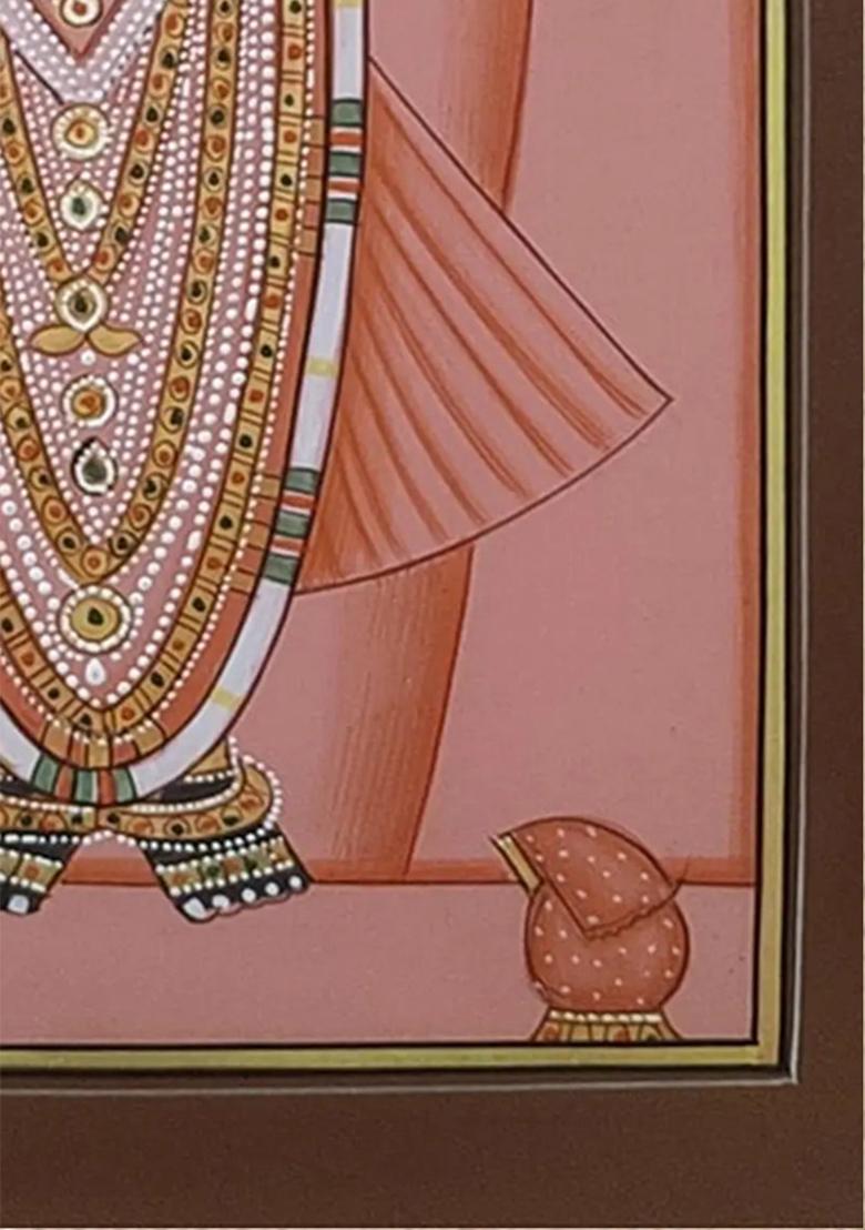 Elegant Shrinathji Darshan A Pichwai Painting Revelation