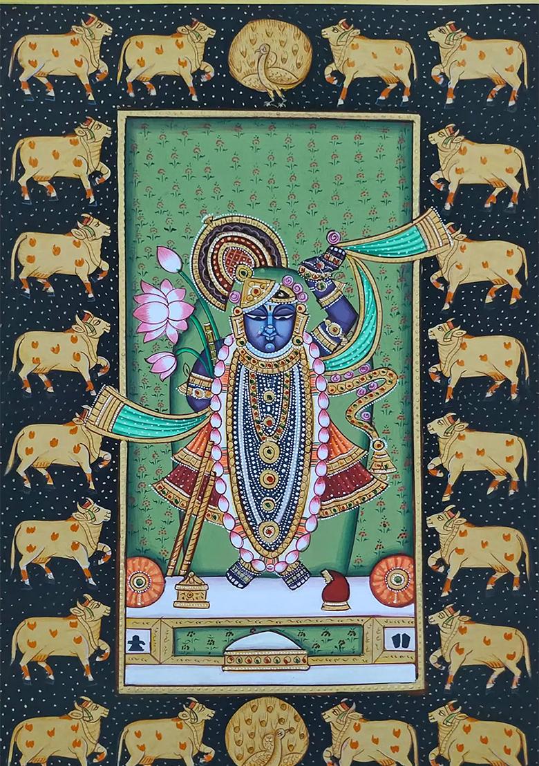 Shrinathji Beloved of Cows Pichwai Painting