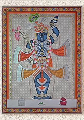 The Divine Shrinathji Pichwai Painting