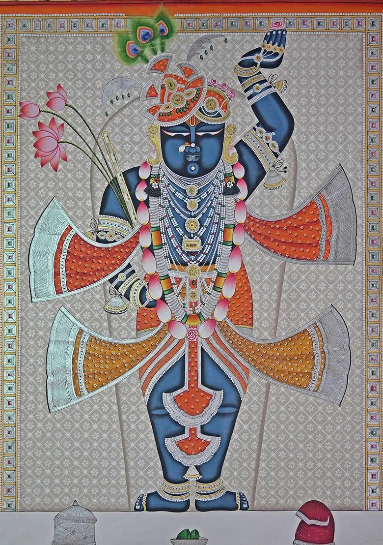 The Divine Shrinathji Pichwai Painting