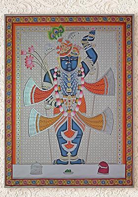 The Divine Shrinathji Pichwai Painting