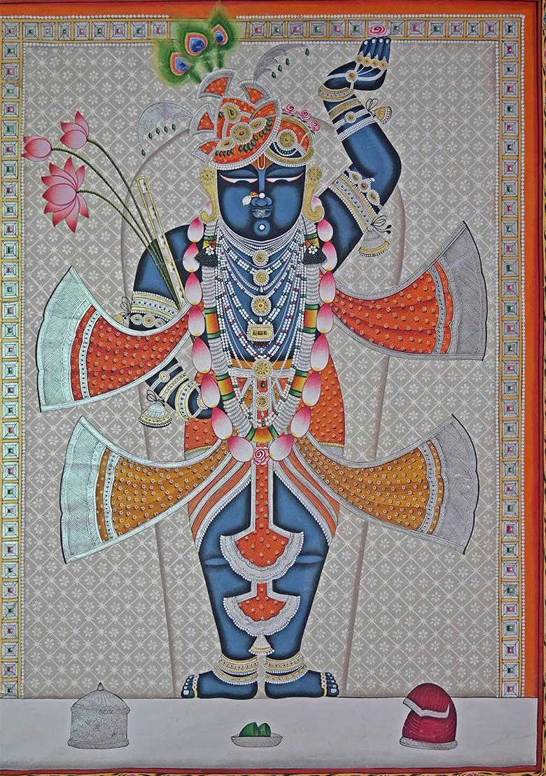 The Divine Shrinathji Pichwai Painting