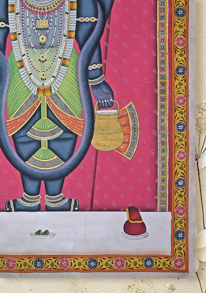 Four Armed Shrinathji Pichwai Painting