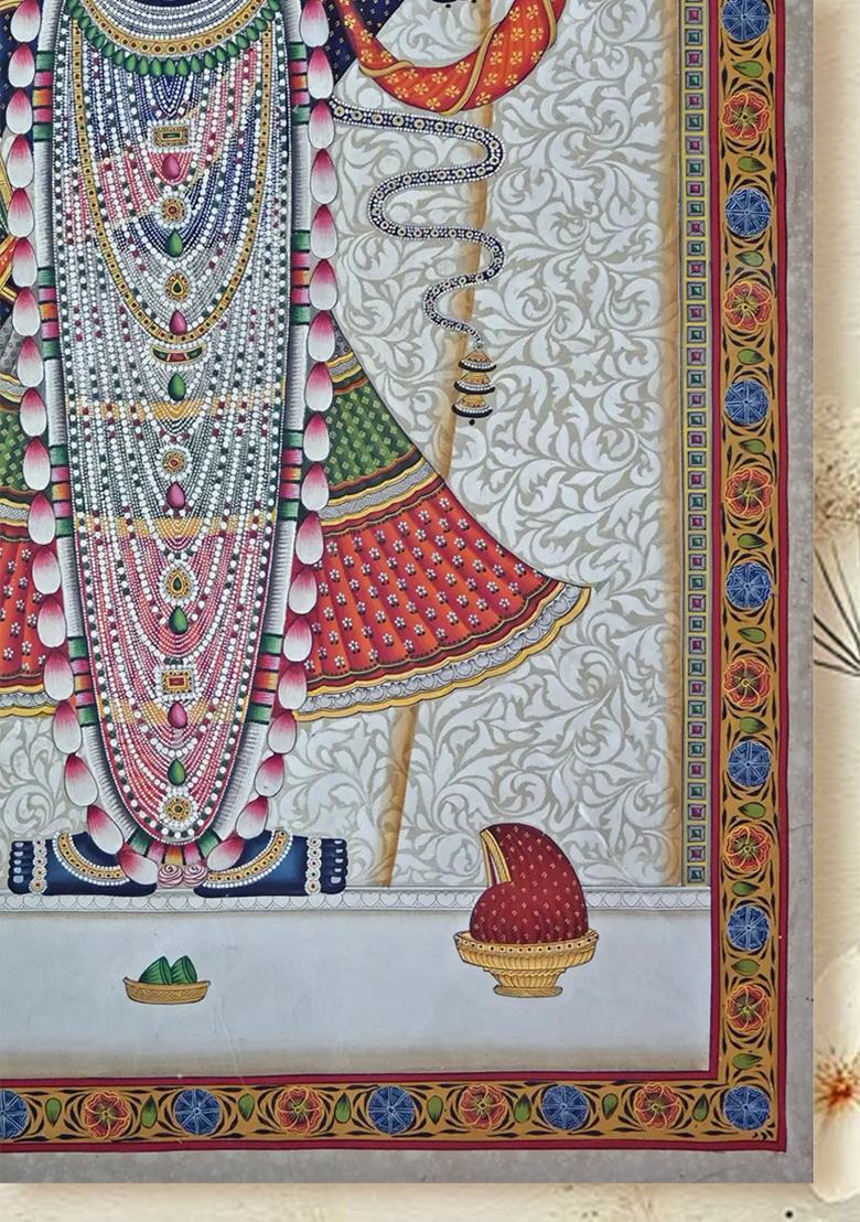 Shrinathji with Beautiful Ornaments Pichwai Painting