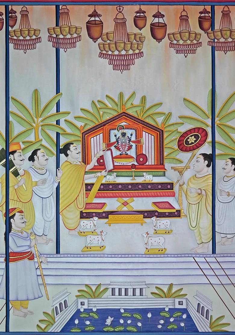 Gopashtami Darshan of Shrinathji Pichwai Painting