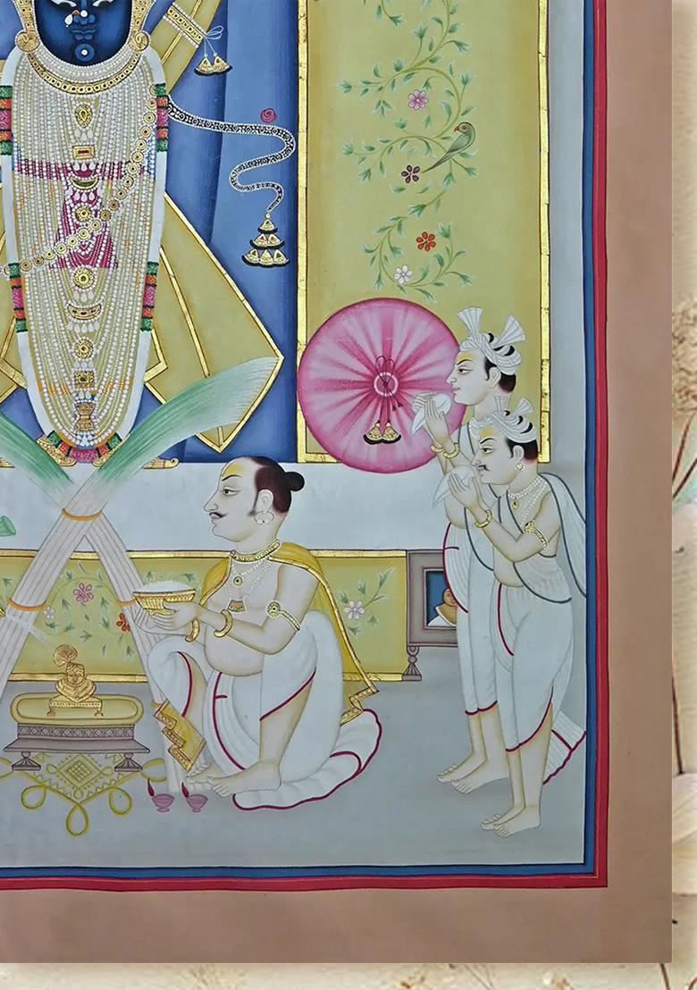 Jalabhishekam of Shrinathji Pichwai Painting