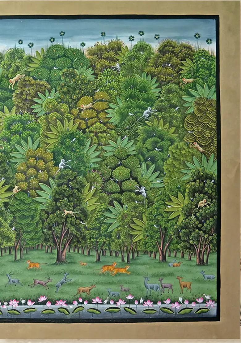 The View of Jungle by the Kamal Talai Serene Nature Inspired Painting