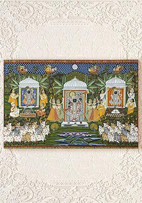 Pichwai Painting of Shrinathji Traditional Nathdwara Art