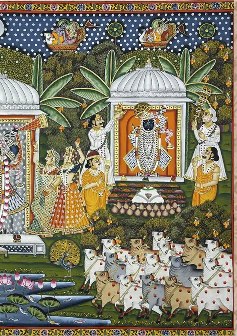 Pichwai Painting of Shrinathji Traditional Nathdwara Art