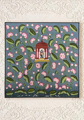 Lord Shrinathji Pichwai Painting Traditional Rajasthani Art