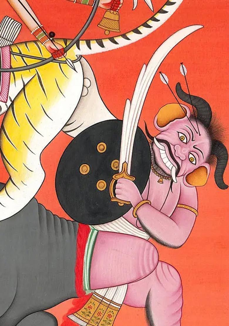 Ten Armed Mahishasuramardini The Slayer of Evil