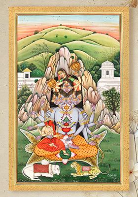 The Birth of Andhaka Devi Parvati’s Divine Playfulness on Mandara Parvat