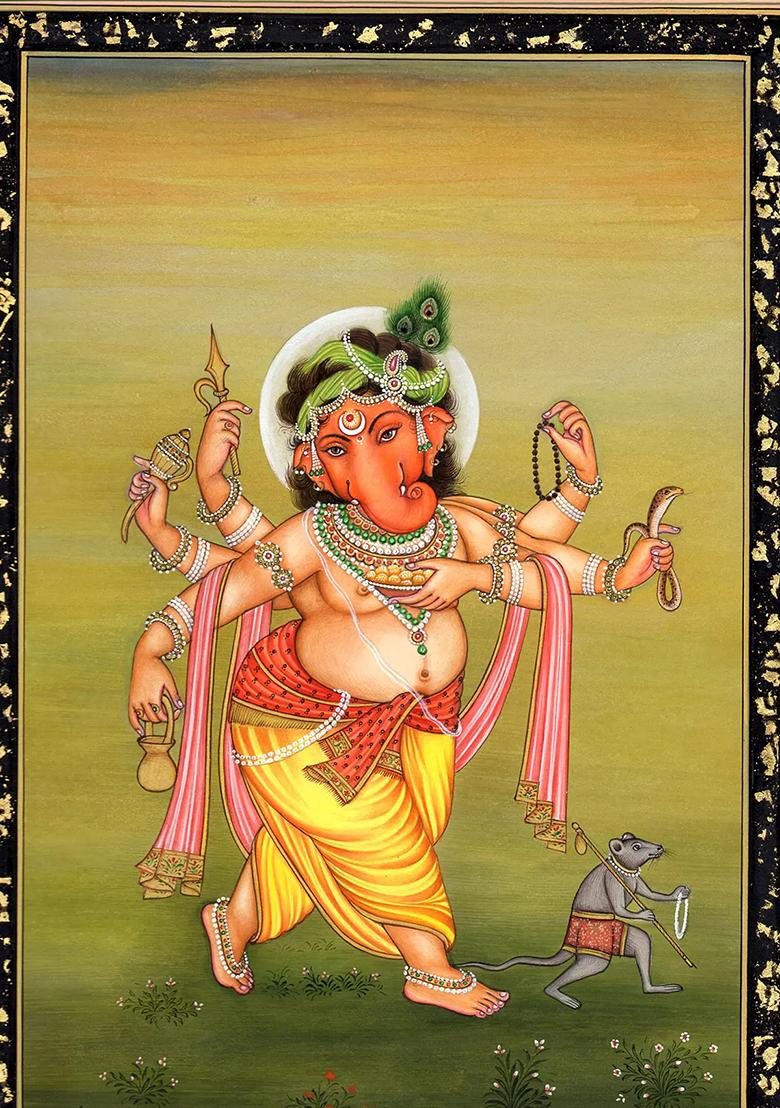 Ganesha Traverses The Countryside A Celebration of Divine Grace