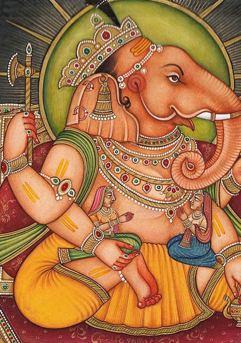 Lakshmi Ganapati The Divine Union of Prosperity and Wisdom