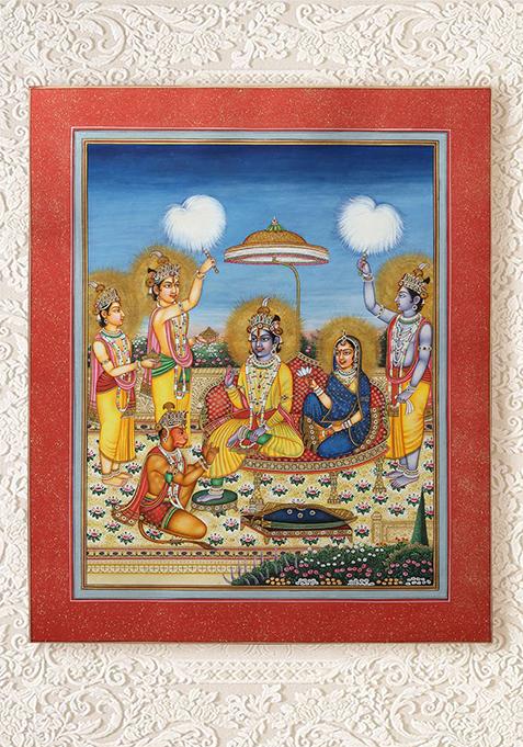 Divine Majesty of Suryavanshi Bhagawan Ram in His Durbar