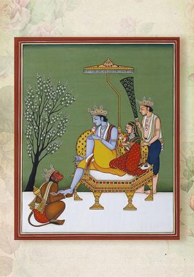 Lord Rama Sita Lakshmana and Hanuman The Divine Ramayana Legacy