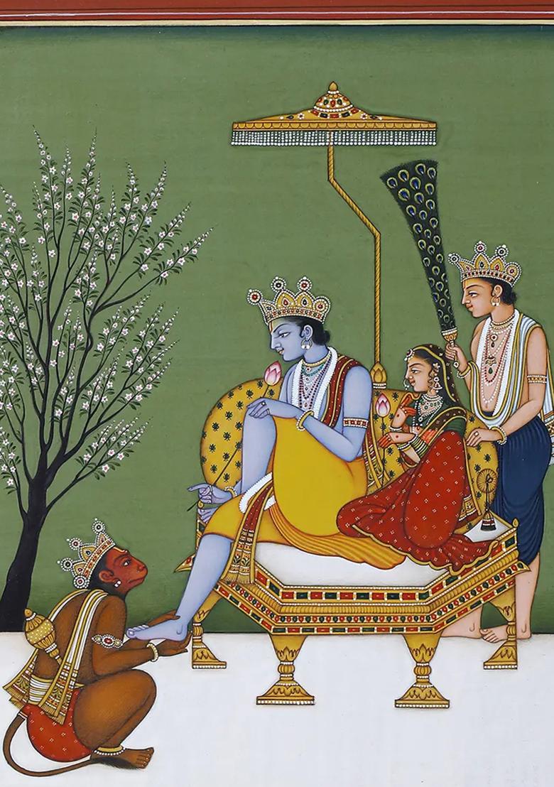 Lord Rama Sita Lakshmana and Hanuman The Divine Ramayana Legacy