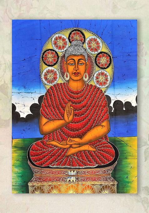Divine Buddha Folk Painting