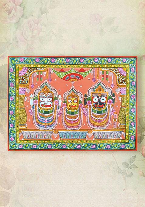 Lord Jagannath Painting Of Patachitra Folk Painting