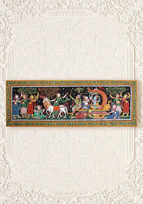 Mathura Vijaya Patachitra Painting Folk Painting