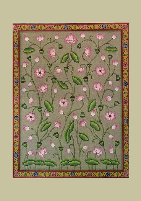 Multi Florals Pichwai Painting