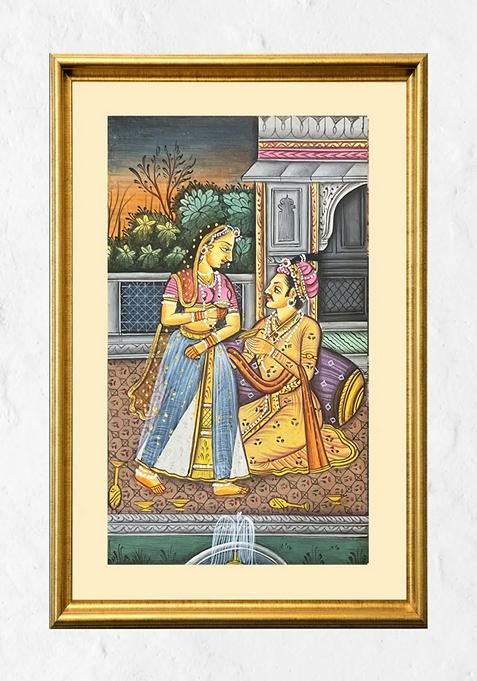 Multi Leisure Love Moments Pichwai Painting