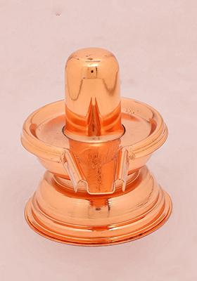 5 Inch Small Copper Shivalinga