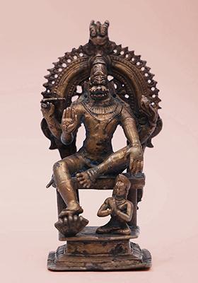 2 Inch Blessing Lord Ganesha Copper Idol Remover Of Obstacles And Prosperity