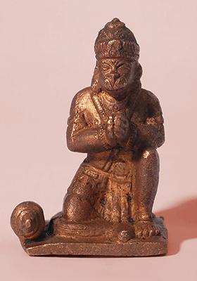 2 Inch Small Standing Garuda Copper Statue Divine Vehicle Of Lord Vishnu