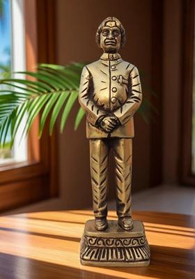 Brass Show Piece Apj Abdul Kalam Standing Statue