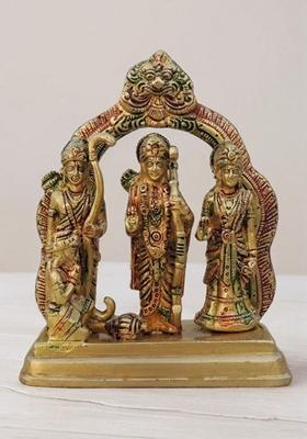 Brass Decorative Piece Ram Darbar God Statue