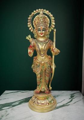 Brass Show Piece Ram Ji Statue Idol