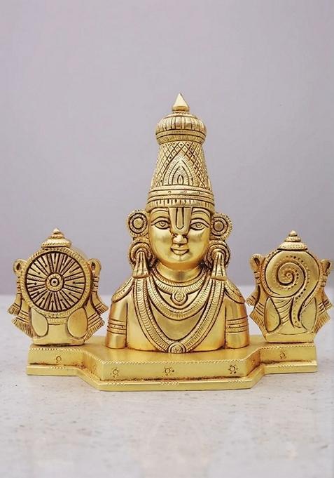 Brass Show Piece Tirupati Bala Ji God Idol Statue