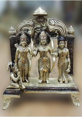 Brass Show Piece Ram Darbar Statue