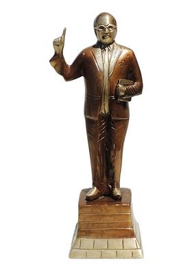 Brass Show Piece Ambedker Standing Statue