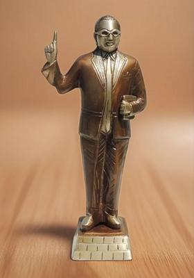 Brass Show Piece Ambedker Standing Statue