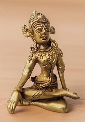 Brass Show Piece Indra Dev Statue