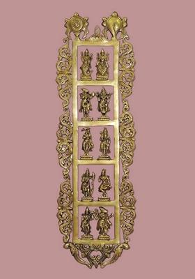 Brass Show Piece Wall Hanging Das Avatar