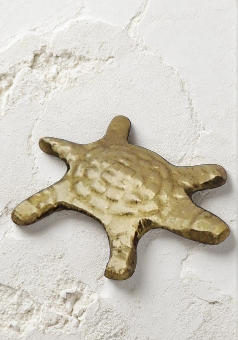 Brass Show Piece Tortoise Statue Small