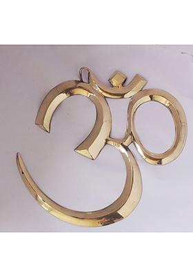 Brass Show Piece Wall Hanging Om