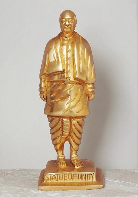 Brass Show Piece Statue Of Unity Sardar Vallabhbhai Patel