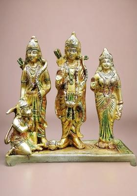 Brass Show Piece Ram Darbar God Idol Statue