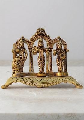 Brass Show Piece Ram Darbar God Idol Statue