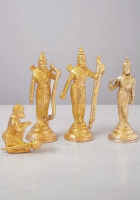 Brass Show Piece Ram Darbar God Idol Statue