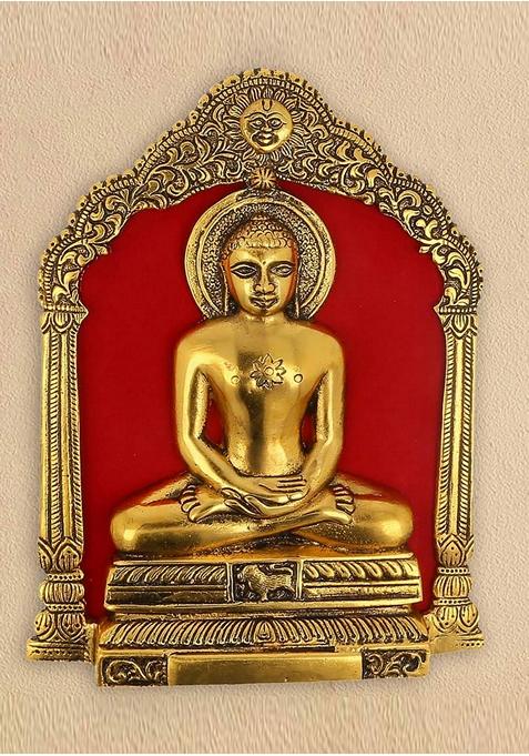 Aluminium Showpiece Mahaveer Ji Statue 