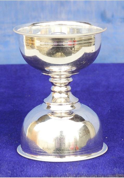 Pure Silver Table Decor Akhand Deepak With Hallmarked