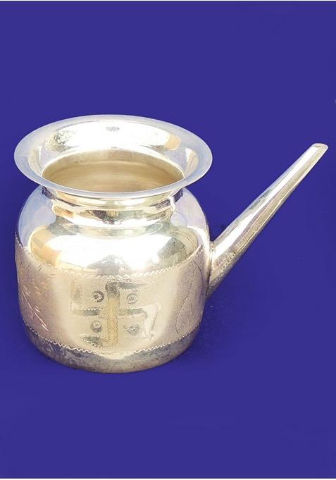 Pure Silver Pooja Karwa Lota With Hallmarked