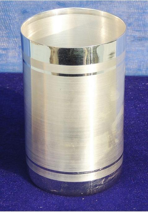 Pure Silver Glass With Hallmarked